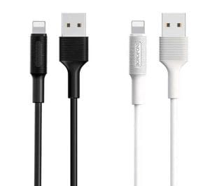 کابل تبدیل USB به Lightning بروفون مدل BX1