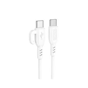 کابل تبدیل دو سر Type-C بروفون 60w مدل BX91