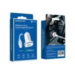 شارژر فندکی دو پورت Borofone مدل BZ12A به همراه کابل تبدیل TYPE C-USB (گارانتی دار)