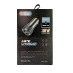 شارژر فندکی 38 وات فست شارژ power max مدل WKN-604 (گارانتی دار)