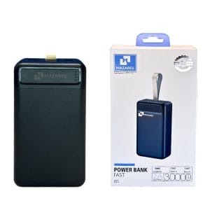 پاور بانک MAZARES مدل 30000mAh) PB-5)